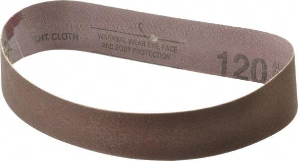 Tru-Maxx - 1-1/2" Wide x 18-15/16" OAL, 120 Grit, Aluminum Oxide Abrasive Belt - Aluminum Oxide, Fine, Coated - Top Tool & Supply