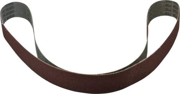 Tru-Maxx - 2" Wide x 72" OAL, 60 Grit, Aluminum Oxide Abrasive Belt - Aluminum Oxide, Medium, Coated - Top Tool & Supply