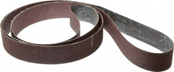 Tru-Maxx - 2" Wide x 132" OAL, 80 Grit, Aluminum Oxide Abrasive Belt - Aluminum Oxide, Medium, Coated - Top Tool & Supply