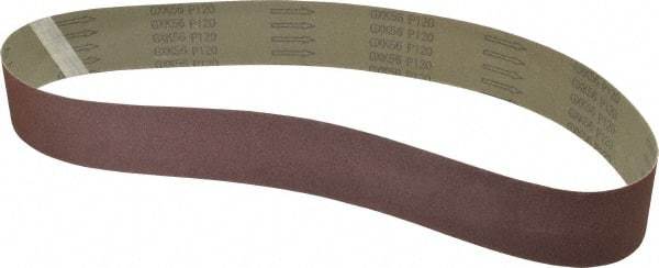 Tru-Maxx - 2-1/2" Wide x 48" OAL, 120 Grit, Aluminum Oxide Abrasive Belt - Aluminum Oxide, Fine, Coated - Top Tool & Supply