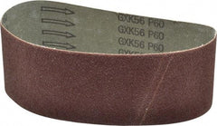 Tru-Maxx - 3" Wide x 21" OAL, 60 Grit, Aluminum Oxide Abrasive Belt - Aluminum Oxide, Medium, Coated - Top Tool & Supply