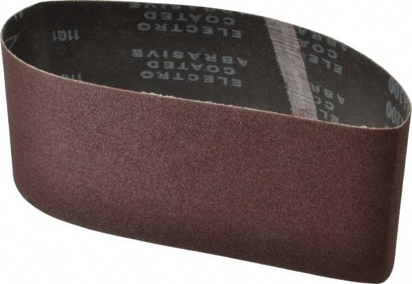 Tru-Maxx - 4" Wide x 24" OAL, 100 Grit, Aluminum Oxide Abrasive Belt - Aluminum Oxide, Fine, Coated - Top Tool & Supply