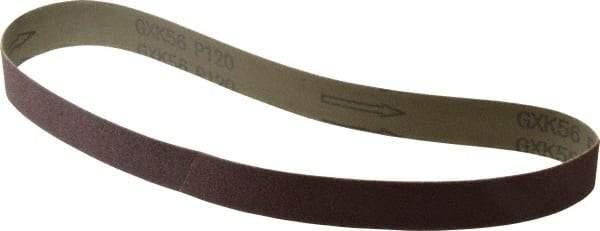 Tru-Maxx - 1" Wide x 24" OAL, 120 Grit, Aluminum Oxide Abrasive Belt - Aluminum Oxide, Fine, Coated - Top Tool & Supply