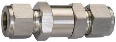 Ham-Let - 3/8" Stainless Steel Check Valve - Inline, Comp x Comp, 3,000 WOG - Top Tool & Supply