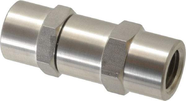 Ham-Let - 1/4" Stainless Steel Check Valve - Inline, FNPT x FNPT, 3,000 WOG - Top Tool & Supply