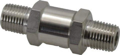 Ham-Let - 1/4" Stainless Steel Check Valve - Inline, MNPT x MNPT, 3,000 WOG - Top Tool & Supply