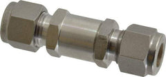 Ham-Let - 3/8" Stainless Steel Check Valve - Inline, Comp x Comp, 3,000 WOG - Top Tool & Supply