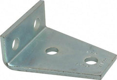 Cooper B-Line - Zinc Plated Carbon Steel 4 Hole Gusseted Strut Shelf Bracket - 1/2" Bolt, 4 Holes, Used with Cooper B Line Channel & Strut (All Sizes Except B62 & B72) - Top Tool & Supply