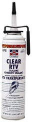 Permatex - 7.25 oz Can Clear RTV Silicone Joint Sealant - -75 to 400°F Operating Temp, 24 hr Full Cure Time - Top Tool & Supply