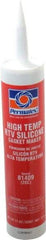 Permatex - 11 oz Cartridge Red RTV Silicone Gasket Sealant - -65 to 600°F Operating Temp, 24 hr Full Cure Time - Top Tool & Supply