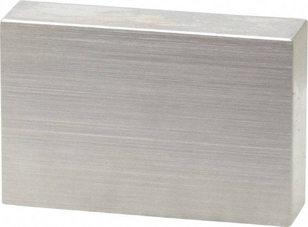 Mitutoyo - 0.9" Rectangular Steel Gage Block - Accuracy Grade 0, Includes Certificate of Inspection - Top Tool & Supply