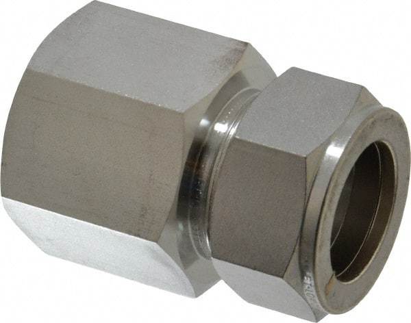 Ham-Let - 1" OD, Grade 316Stainless Steel Female Connector - Comp x FNPT Ends - Top Tool & Supply