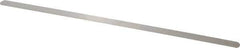 SPI - 0.024 Inch Thick x 1/2 Inch Wide x 12 Inch Leaf Length, Parallel Feeler Gage - High Carbon Steel - Top Tool & Supply