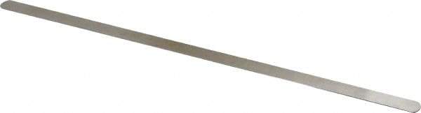 SPI - 0.025 Inch Thick x 1/2 Inch Wide x 12 Inch Leaf Length, Parallel Feeler Gage - High Carbon Steel - Top Tool & Supply