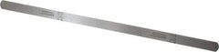 SPI - 0.035 Inch Thick x 1/2 Inch Wide x 12 Inch Leaf Length, Parallel Feeler Gage - High Carbon Steel - Top Tool & Supply