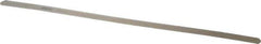 SPI - 0.15mm Thick x 1/2 Inch Wide x 12 Inch Leaf Length, Parallel Feeler Gage - High Carbon Steel - Top Tool & Supply