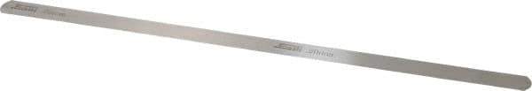 SPI - 0.2mm Thick x 1/2 Inch Wide x 12 Inch Leaf Length, Parallel Feeler Gage - High Carbon Steel - Top Tool & Supply