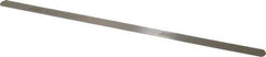 SPI - 0.25mm Thick x 1/2 Inch Wide x 12 Inch Leaf Length, Parallel Feeler Gage - High Carbon Steel - Top Tool & Supply