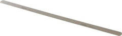 SPI - 0.45mm Thick x 1/2 Inch Wide x 12 Inch Leaf Length, Parallel Feeler Gage - High Carbon Steel - Top Tool & Supply