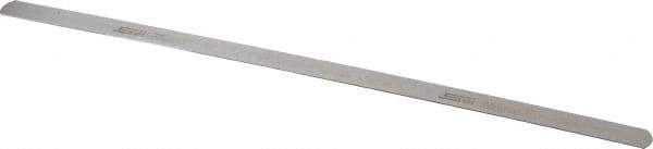 SPI - 0.55mm Thick x 1/2 Inch Wide x 12 Inch Leaf Length, Parallel Feeler Gage - High Carbon Steel - Top Tool & Supply