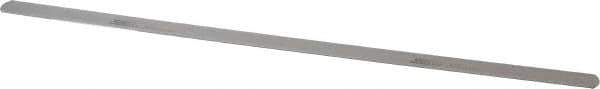 SPI - 0.65mm Thick x 1/2 Inch Wide x 12 Inch Leaf Length, Parallel Feeler Gage - High Carbon Steel - Top Tool & Supply