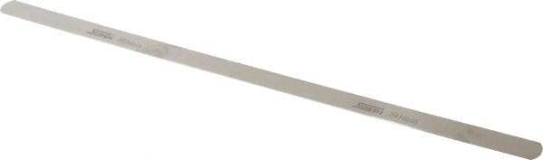 SPI - 0.8mm Thick x 1/2 Inch Wide x 12 Inch Leaf Length, Parallel Feeler Gage - High Carbon Steel - Top Tool & Supply