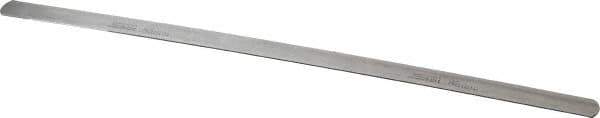 SPI - 0.85mm Thick x 1/2 Inch Wide x 12 Inch Leaf Length, Parallel Feeler Gage - High Carbon Steel - Top Tool & Supply