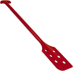 Remco - Red Polypropylene Mixing Paddle with Holes - 40" Overall Length - Top Tool & Supply