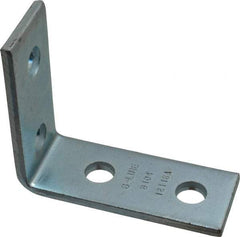 Cooper B-Line - Zinc Plated Carbon Steel 90° Strut Fitting - 1/2" Bolt, 4 Holes, Used with Cooper B Line Channel & Strut (All Sizes Except B62 & B72) - Top Tool & Supply