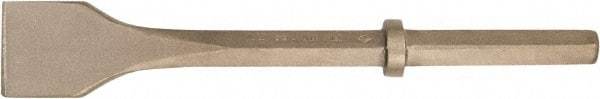 Ampco - 2-1/2" Head Width, 18" OAL, 3/4" Shank Diam, Chisel - Hex Drive, Hex Shank - Top Tool & Supply