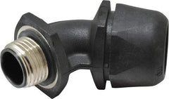 Murrplastik - 1/2" Trade, Nylon Compression Angled Liquidtight Conduit Connector - Noninsulated - Top Tool & Supply