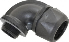 Murrplastik - 1" Trade, Nylon Compression Angled Liquidtight Conduit Connector - Noninsulated - Top Tool & Supply