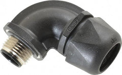 Murrplastik - 1/2" Trade, Nylon Compression Angled Liquidtight Conduit Connector - Noninsulated - Top Tool & Supply