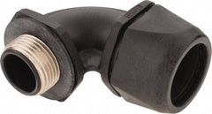 Murrplastik - 3/4" Trade, Nylon Compression Angled Liquidtight Conduit Connector - Noninsulated - Top Tool & Supply