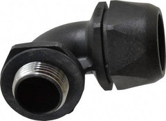 Murrplastik - 1" Trade, Nylon Compression Angled Liquidtight Conduit Connector - Noninsulated - Top Tool & Supply