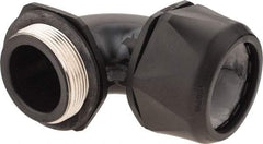 Murrplastik - 2" Trade, Nylon Compression Angled Liquidtight Conduit Connector - Noninsulated - Top Tool & Supply