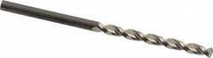 Jobber Length Drill Bit: 0.1272″ Dia, 130 °, High Speed Steel Bright/Uncoated, Right Hand Cut, Parabolic Flute, Straight-Cylindrical Shank, Series 549