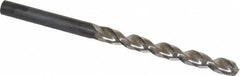 Jobber Length Drill Bit: 0.2244″ Dia, 130 °, High Speed Steel Bright/Uncoated, Right Hand Cut, Parabolic Flute, Straight-Cylindrical Shank, Series 549