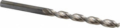 Jobber Length Drill Bit: 0.2441″ Dia, 130 °, High Speed Steel Bright/Uncoated, Right Hand Cut, Parabolic Flute, Straight-Cylindrical Shank, Series 549