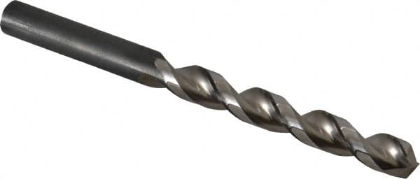 Jobber Length Drill Bit: 0.4134″ Dia, 130 °, High Speed Steel Bright/Uncoated, Right Hand Cut, Parabolic Flute, Straight-Cylindrical Shank, Series 549