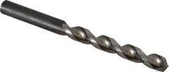 Jobber Length Drill Bit: 0.4134″ Dia, 130 °, High Speed Steel Bright/Uncoated, Right Hand Cut, Parabolic Flute, Straight-Cylindrical Shank, Series 549