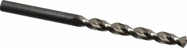 Jobber Length Drill Bit: 0.2283″ Dia, 130 °, Cobalt Bright/Uncoated, Right Hand Cut, Parabolic Flute, Straight-Cylindrical Shank, Series 622