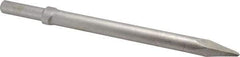 Ingersoll-Rand - 12" OAL, 0.7" Shank Diam, Moil Point Chisel - Round Drive, Round Shank, Steel - Top Tool & Supply