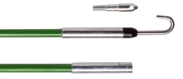 Greenlee - 144" Long Retrieving Tool - 200 Lb Max Pull, 72" Collapsed Length, Fiberglass - Top Tool & Supply