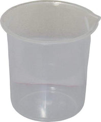 Bel-Art - 50 ml Polypropylene Graduated Beaker - 10 ml Graduation, 2" Diam x 1-61/64" High - Top Tool & Supply