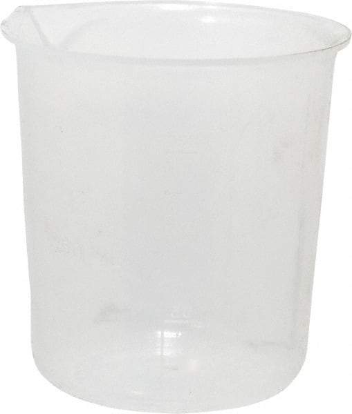 Bel-Art - 150 ml Polypropylene Graduated Beaker - 25 ml Graduation, 2-7/8" Diam x 3-1/64" High - Top Tool & Supply