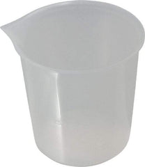 Bel-Art - 250 ml Polypropylene Graduated Beaker - 50 ml Graduation, 3-19/64" Diam x 3-7/16" High - Top Tool & Supply