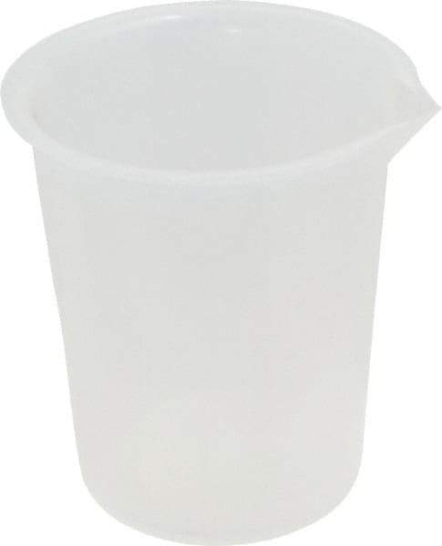 Bel-Art - 400 ml Polypropylene Graduated Beaker - 50 ml Graduation, 3-27/32" Diam x 4-7/16" High - Top Tool & Supply