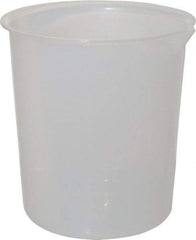 Bel-Art - 4,000 ml Polypropylene Graduated Beaker - 1,000 ml Graduation, 8-29/64" Diam x 9-5/64" High - Top Tool & Supply