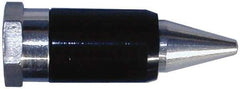 Coilhose Pneumatics - Blow Gun Safety High Flow Nozzle - 1/2-27 UNS, 2" Long, Aluminum - Top Tool & Supply